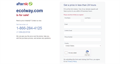 Desktop Screenshot of ecolway.com